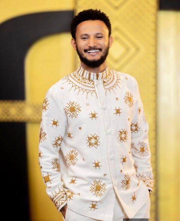“ጽብቐት ኣብ ቅዲ፣ ባህሊ ኣብ ክዳን።”  “Your Style. Your Heritage. Habesha Men’s Wear.”